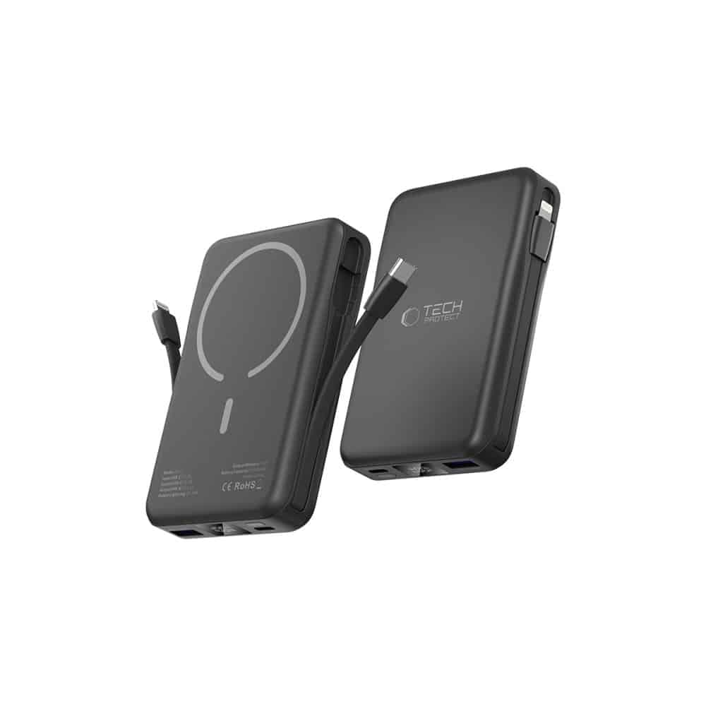 Tech-Protect PB31 Lifemag Magsafe power bank 10000mah μαύρο 5