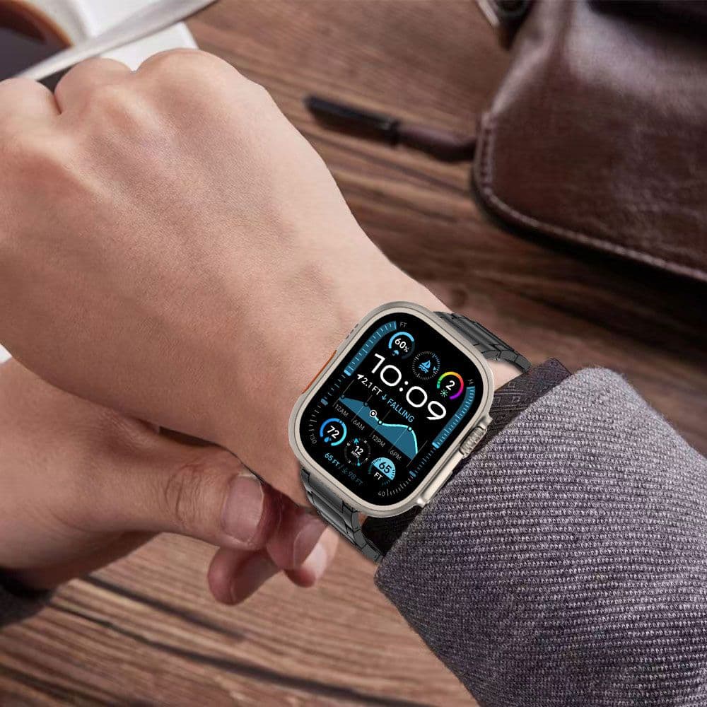TECH-PROTECT ατσάλινη κλασική - θήκη για Apple Watch 6 / 7 8 9 10 SE Ultra 1 2 - Ασημί 3