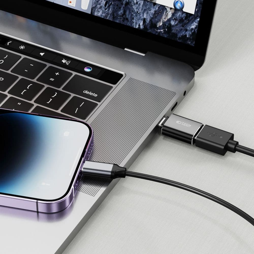Tech-Protect προσαρμογέας Type-C σε USB μαύρος 2