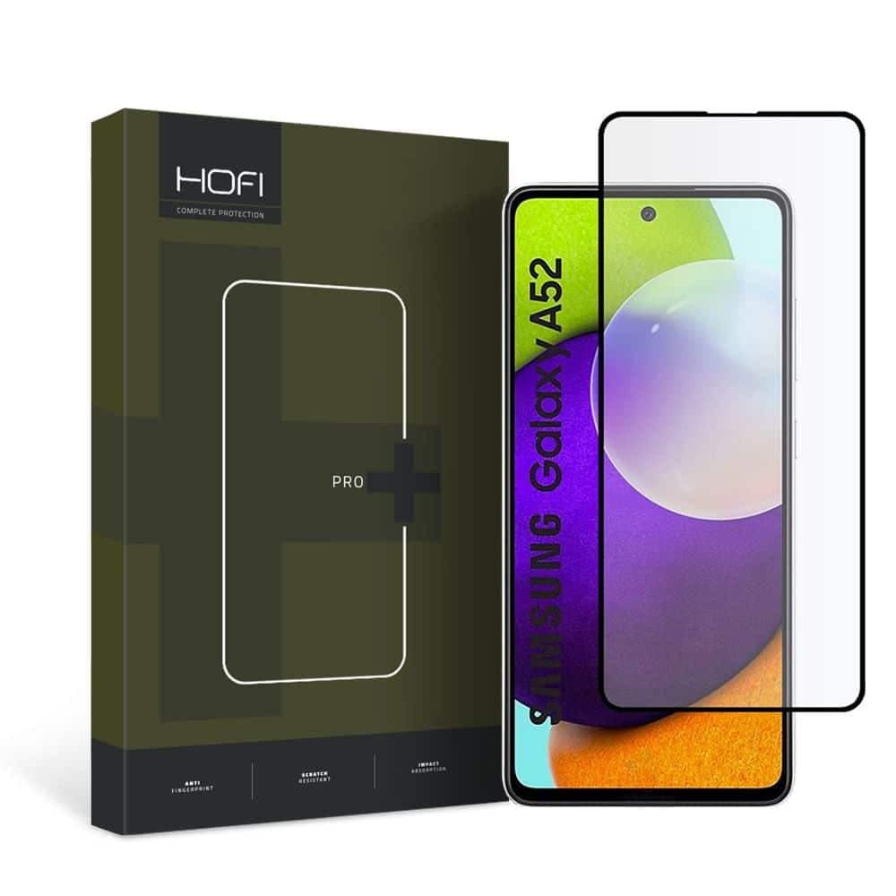 Hofi tempered glass pro+ Galaxy A52 / A52S μαύρο