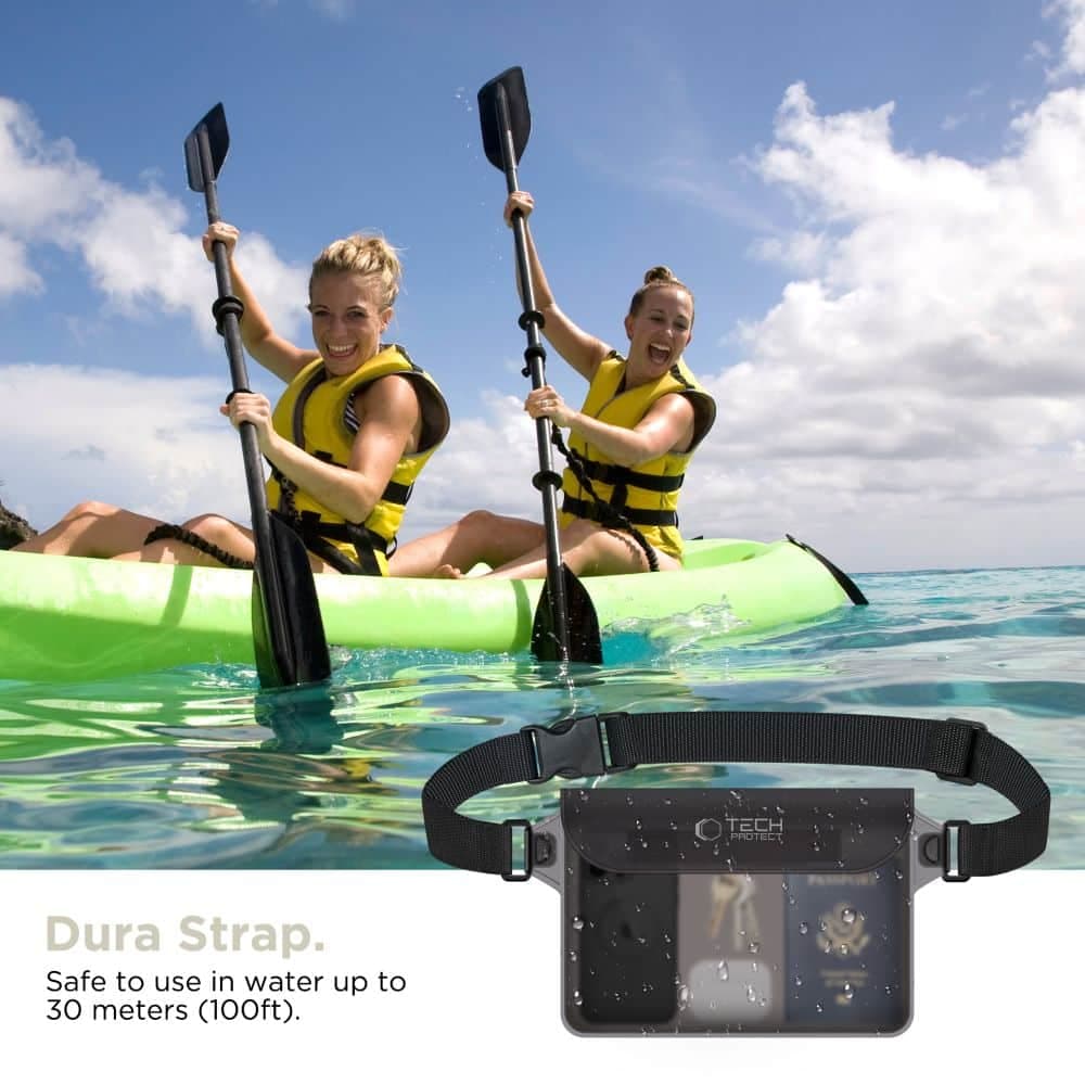 Tech-Protect αδιάβροχη θήκη UWP10 10 ιντσών μαύρη/διάφανη 5