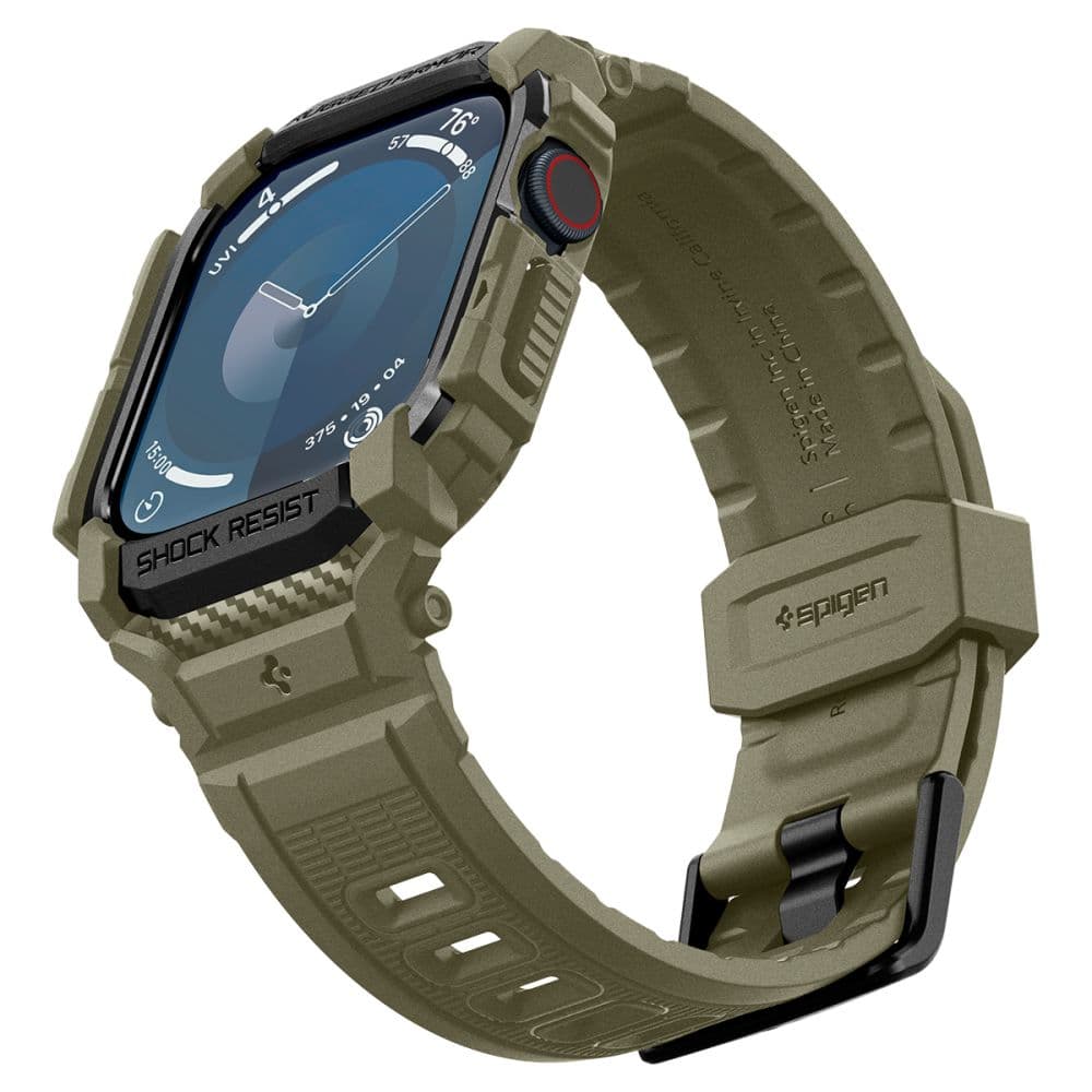 Spigen Rugged Armor Pro - θήκη για Apple Watch 10 / 11 - Κίτρινο 6