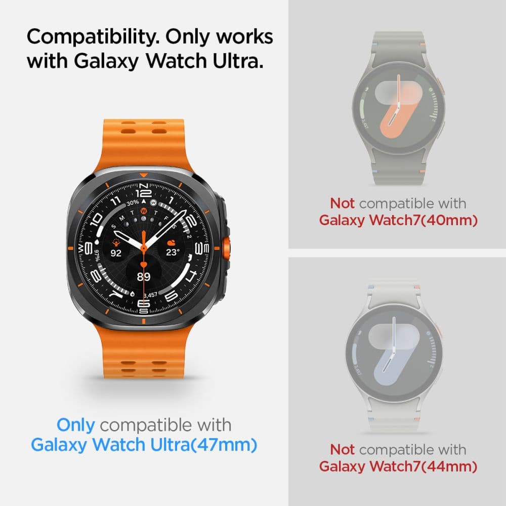 Spigen Glass.TR ”EZ-FIT” 2-pack Galaxy Watch Ultra (47 mm) διαφανές 6