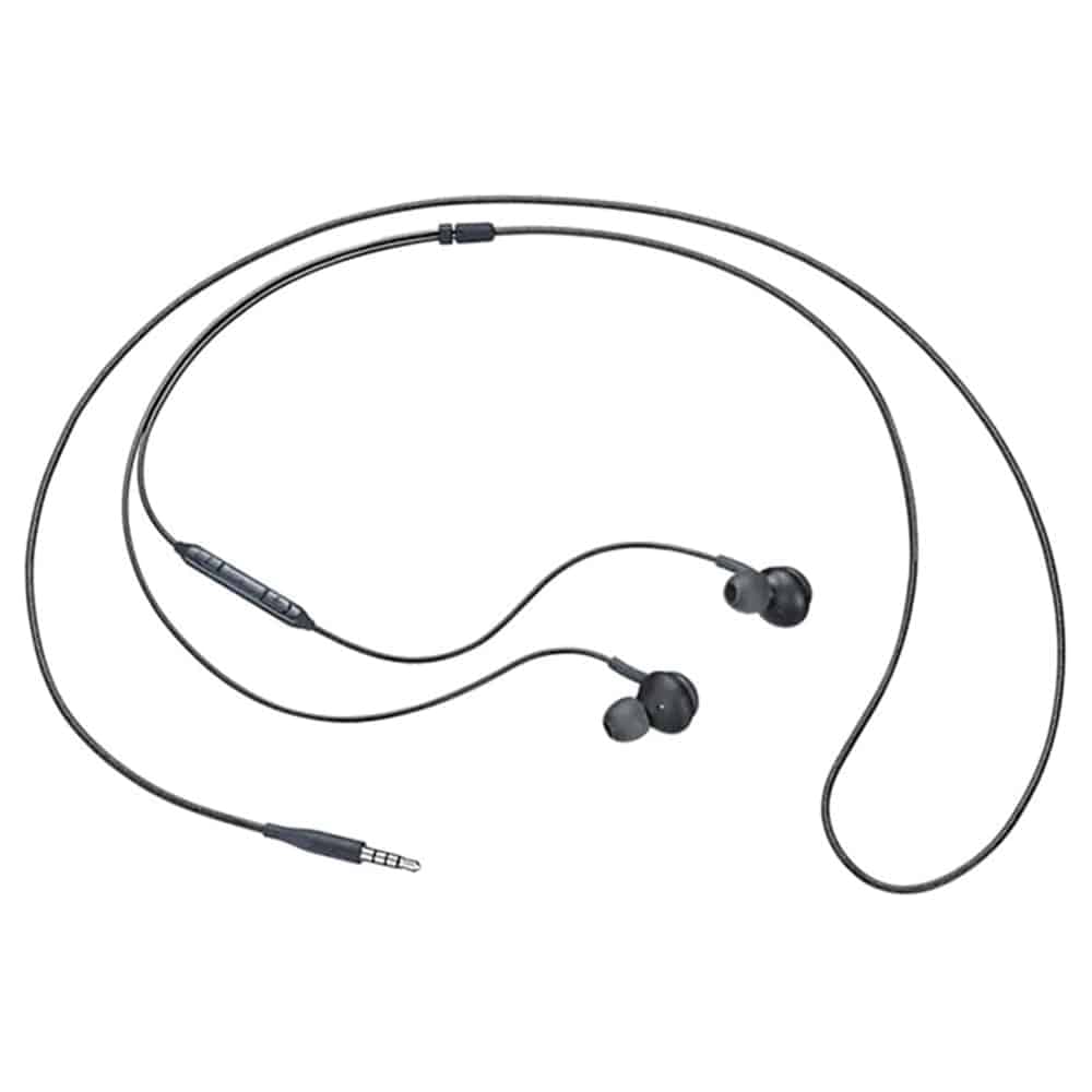 Samsung - Ενσύρματα Ακουστικά (EO-IG955BSE) - Jack 3.5mm, In-Ear, Μικρόφωνο, Έλεγχος Έντασης, 1.2m - Μαύρο (Χονδρική Συσκευασία) 2