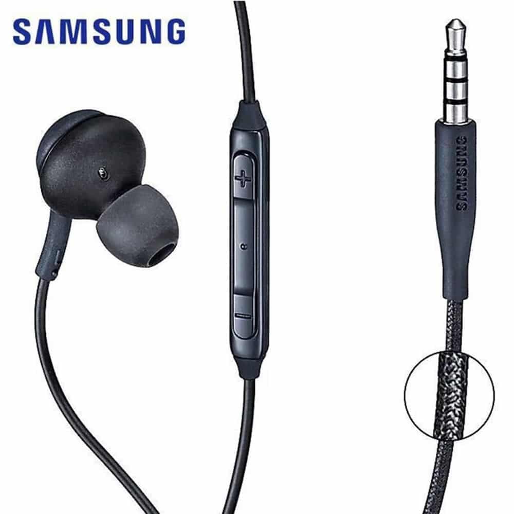 Samsung - Ενσύρματα Ακουστικά (EO-IG955BSE) - Jack 3.5mm, In-Ear, Μικρόφωνο, Έλεγχος Έντασης, 1.2m - Μαύρο (Χονδρική Συσκευασία) 6
