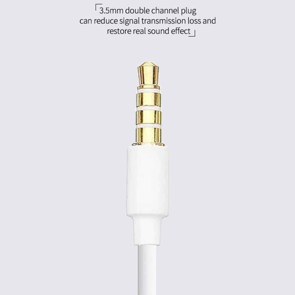 Samsung - Αυθεντικά Ενσύρματα Ακουστικά (EHS61ASFWE) - Jack 3.5mm, Ημι-Εντός του Αυτιού, Στερεοφωνικά, Μικρόφωνο - Λευκό (Χονδρική Συσκευασία) 5