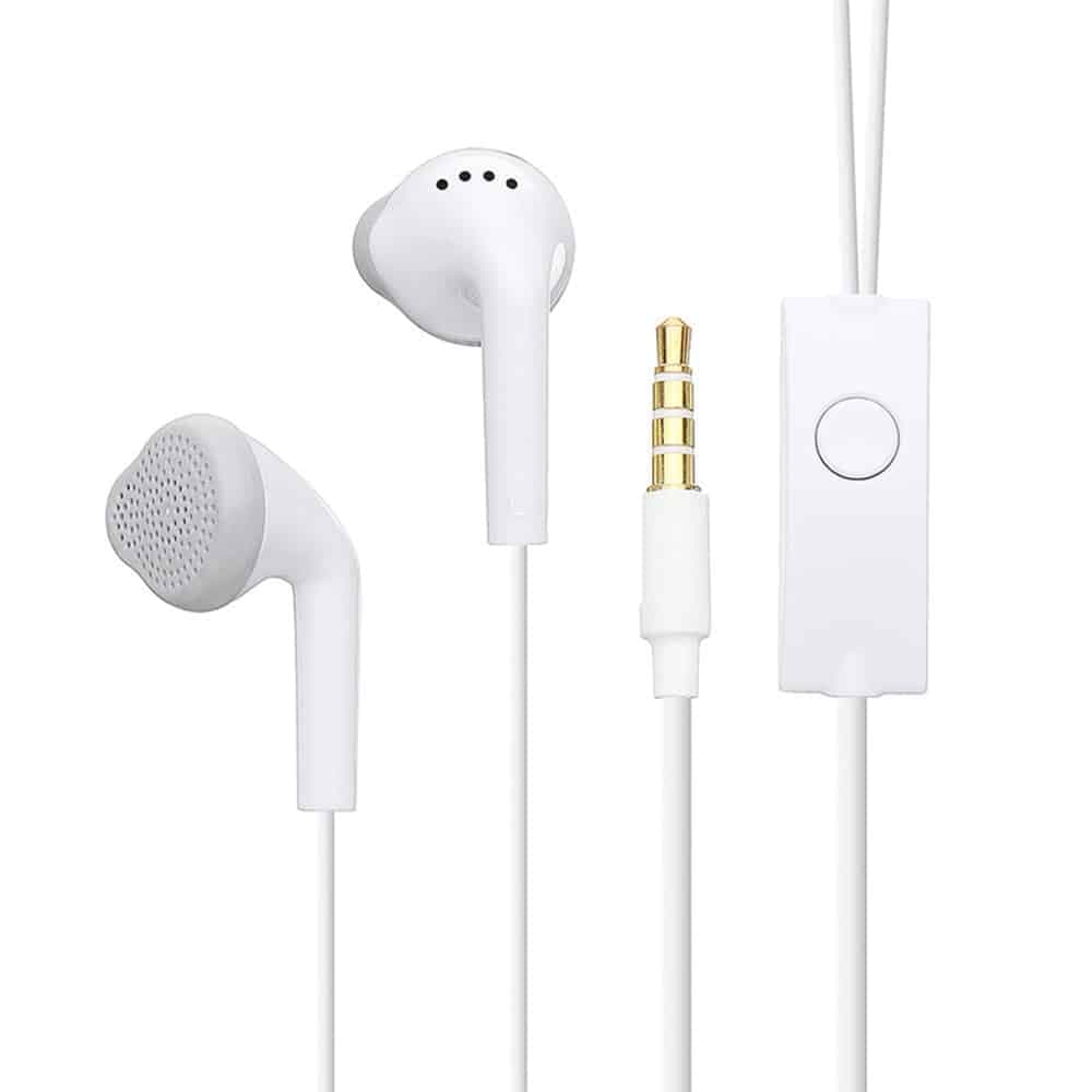Samsung - Αυθεντικά Ενσύρματα Ακουστικά (EHS61ASFWE) - Jack 3.5mm, Ημι-Εντός του Αυτιού, Στερεοφωνικά, Μικρόφωνο - Λευκό (Χονδρική Συσκευασία) 2