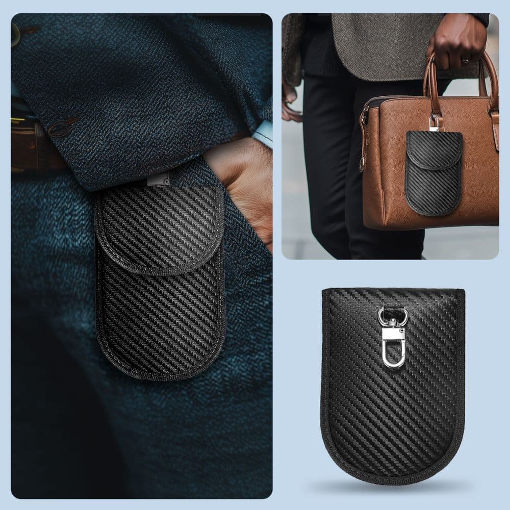Tech-Protect Faraday KLR100 θήκη Keyless RFID Signal Blocker Carbon 7