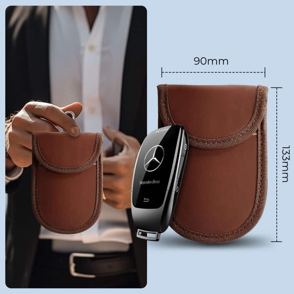 Tech-Protect Faraday KLR100 θήκη Keyless RFID Signal Blocker καφέ 6