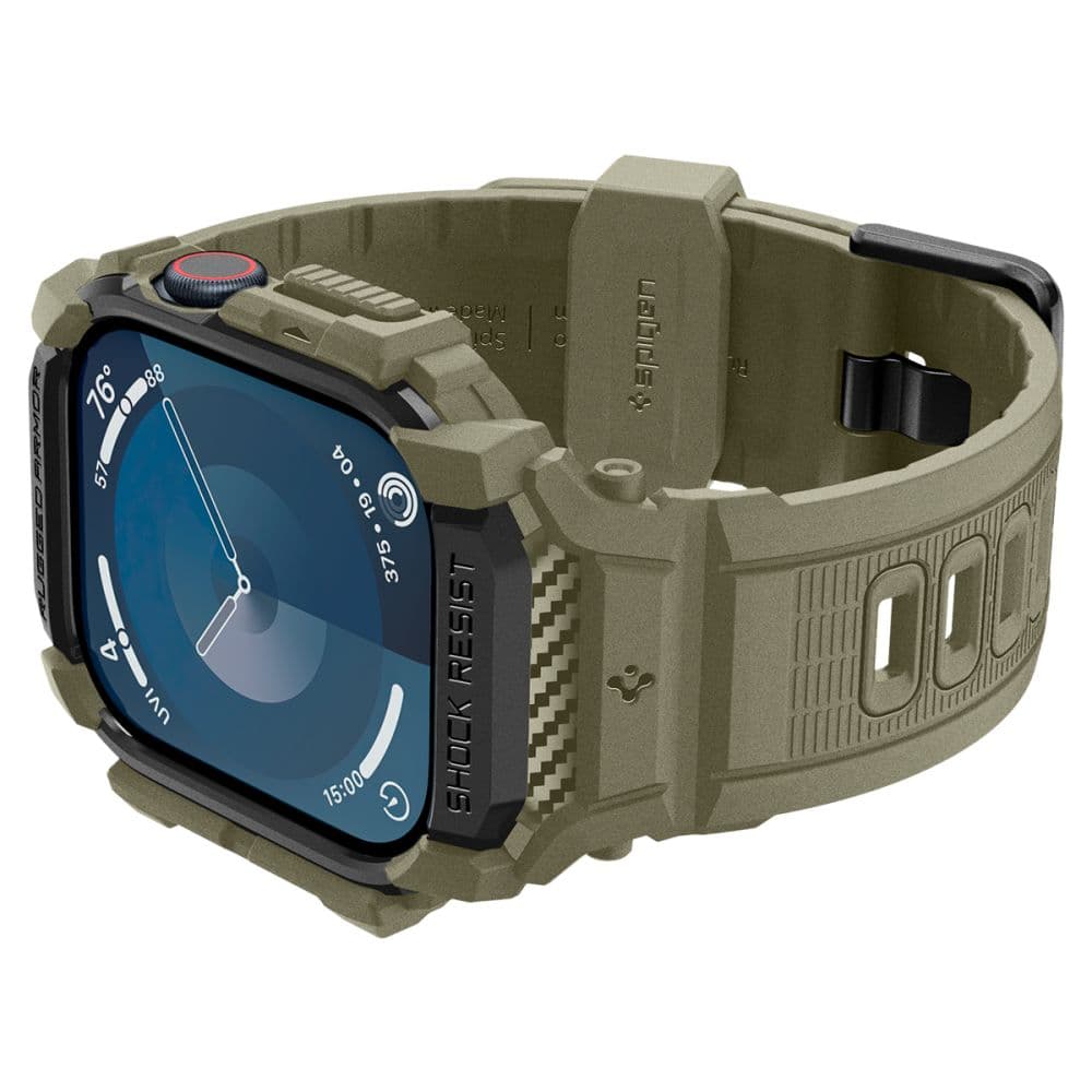 Spigen Rugged Armor Pro - θήκη για Apple Watch 10 / 11 - Κίτρινο 7