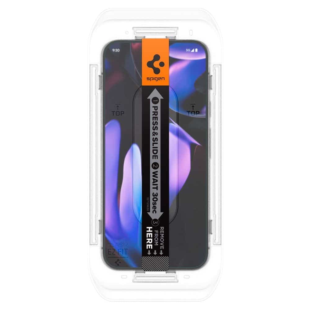 Spigen γυαλί προστασίας Glas.TR "EZ Fit" 2-pack για Google Pixel 9 / 9 Pro διαφανές 6