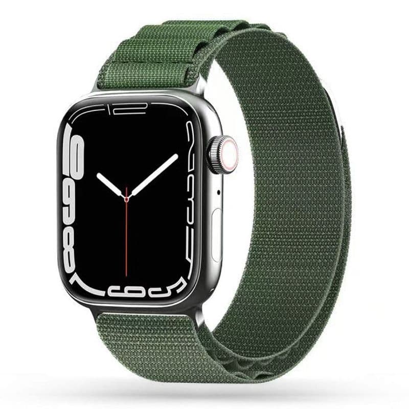 TECH-PROTECT Nylon Pro - θήκη για Apple Watch 6 / 7 8 9 10 SE Ultra 1 2 - Πράσινο 2