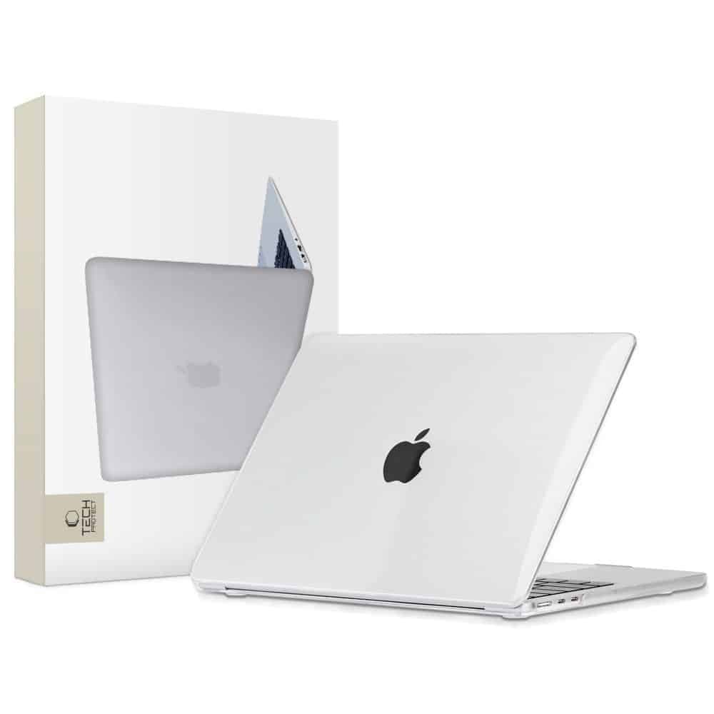 Tech-Protect Smartshell MacBook Air 13 M2 / M3 / 2022-2024 διαφανές κρύσταλλο