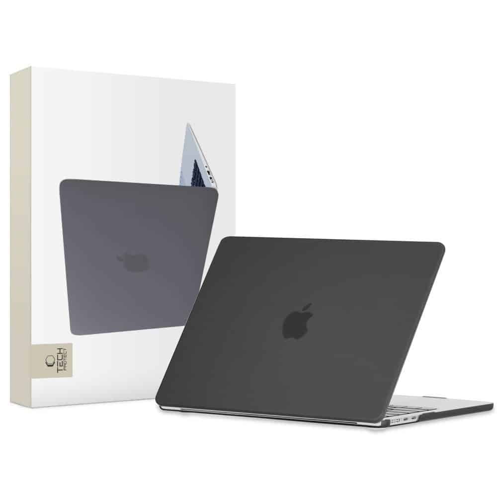 Tech-Protect SmartShell MacBook Air 13 M2 / M3 / 2022-2024 ματ μαύρο