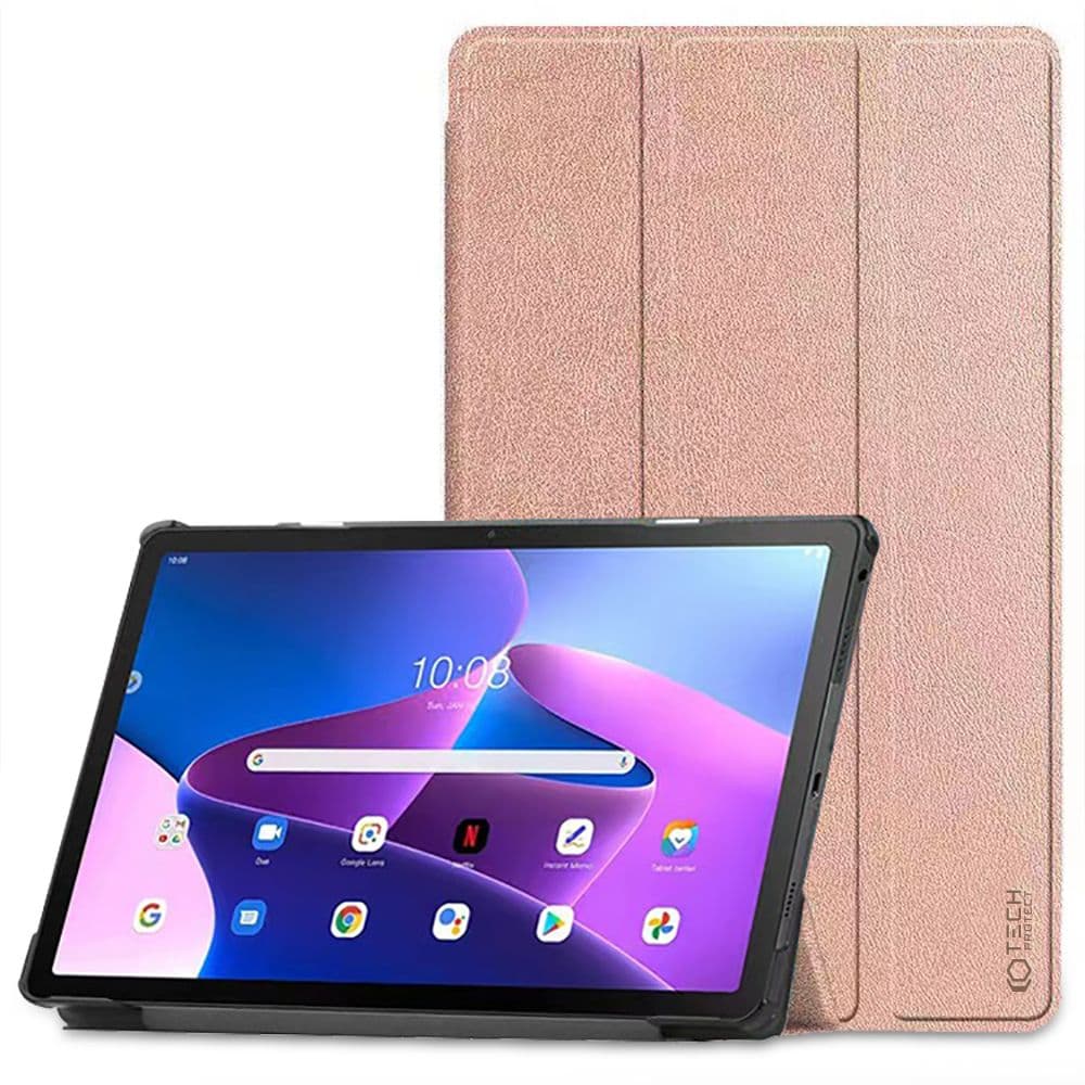 TECH-PROTECT Smartcase - θήκη για Lenovo Tab M10 Plus (3rd Gen) - Ροζ