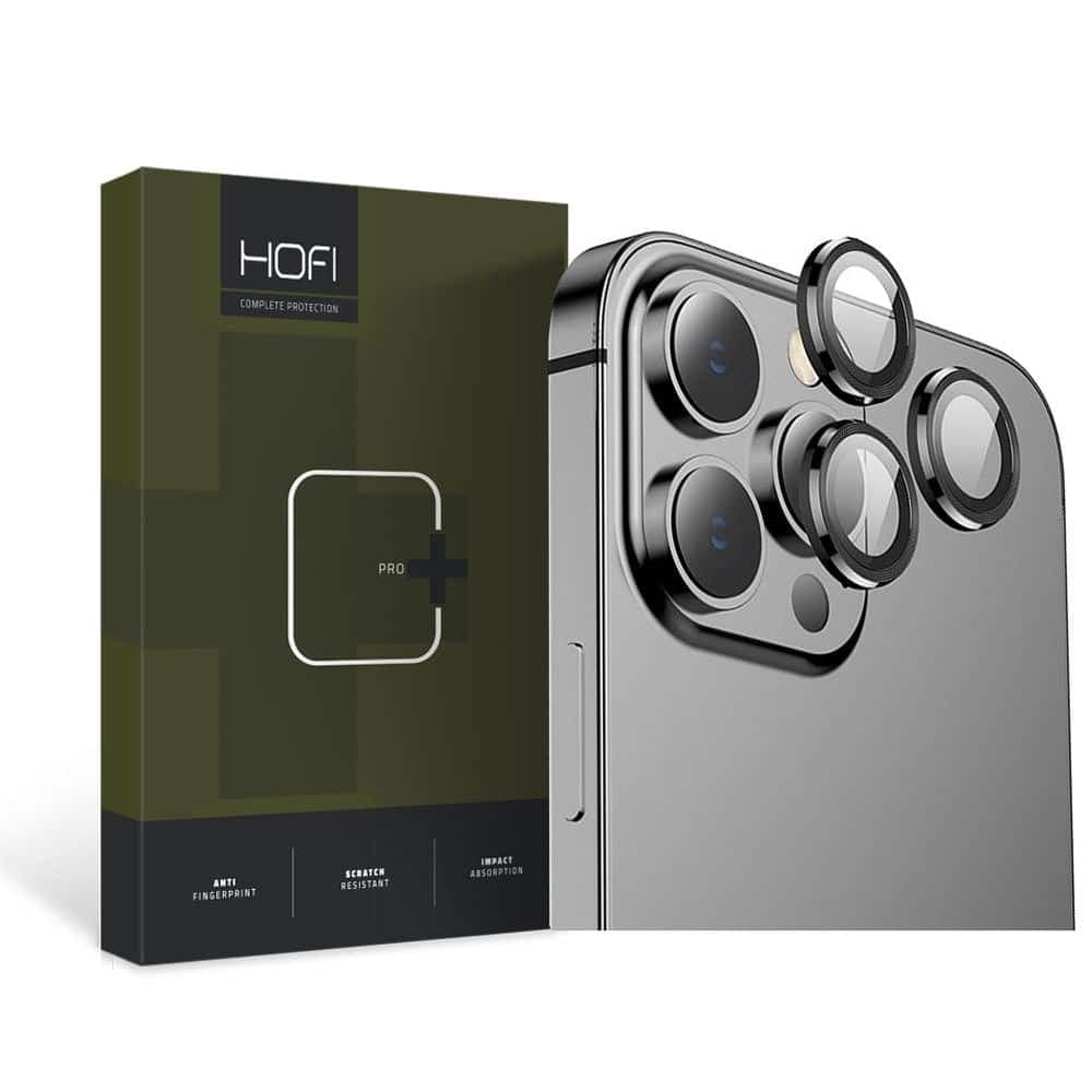 HOFI προστασία κάμερας Camring Pro+ iPhone 13 Pro / 13 Pro Max μαύρο