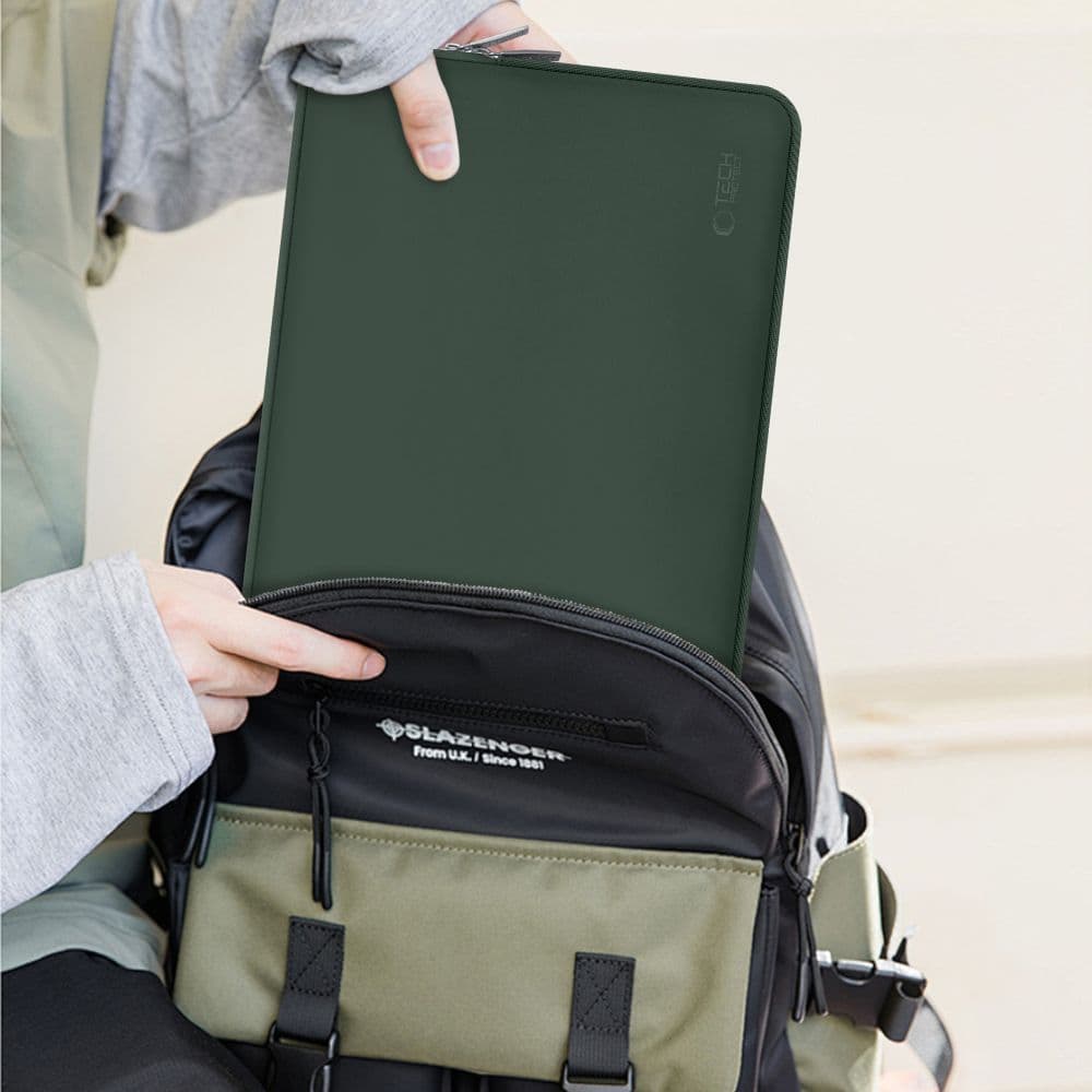 Tech-Protect Neoslim laptop 15-16 σκούρο πράσινο 7