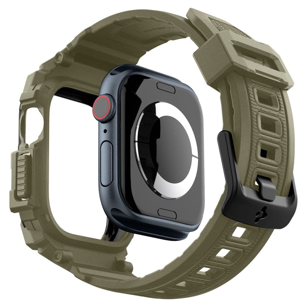Spigen Rugged Armor Pro - θήκη για Apple Watch 10 / 11 - Κίτρινο 8