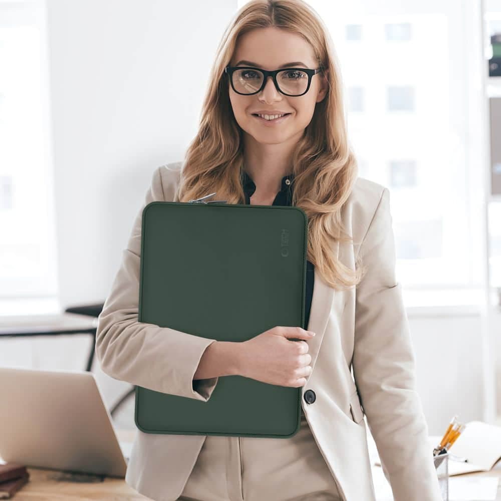 Tech-Protect Neoslim laptop 15-16 σκούρο πράσινο 8