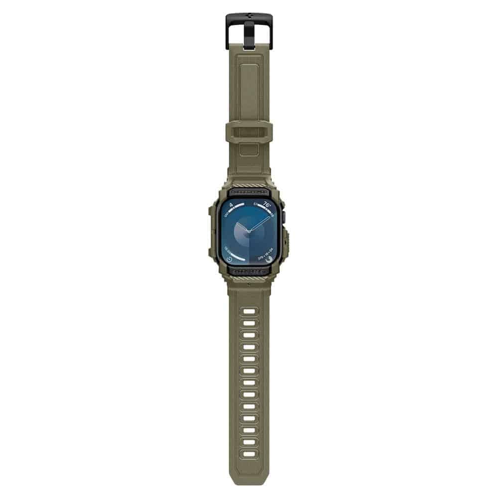 Spigen Rugged Armor Pro - θήκη για Apple Watch 10 / 11 - Κίτρινο 9