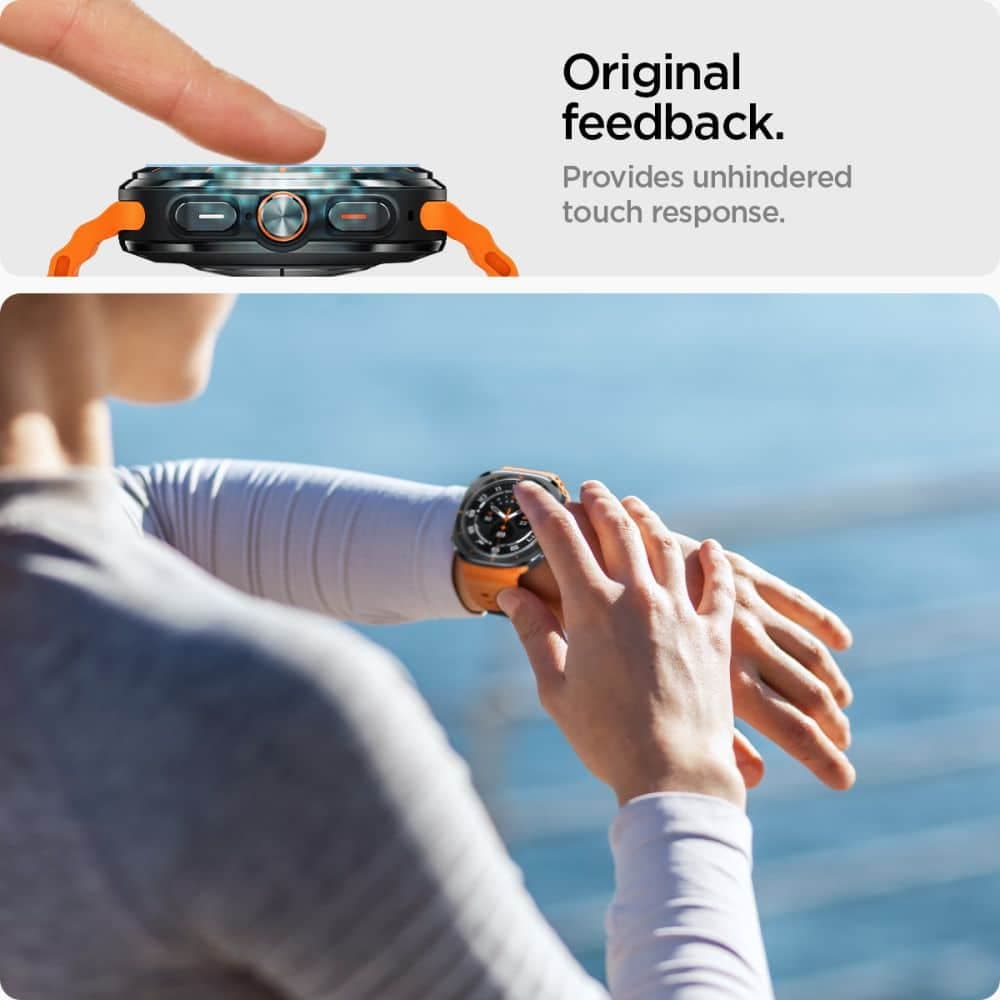 Spigen Glass.TR ”EZ-FIT” 2-pack Galaxy Watch Ultra (47 mm) διαφανές 9