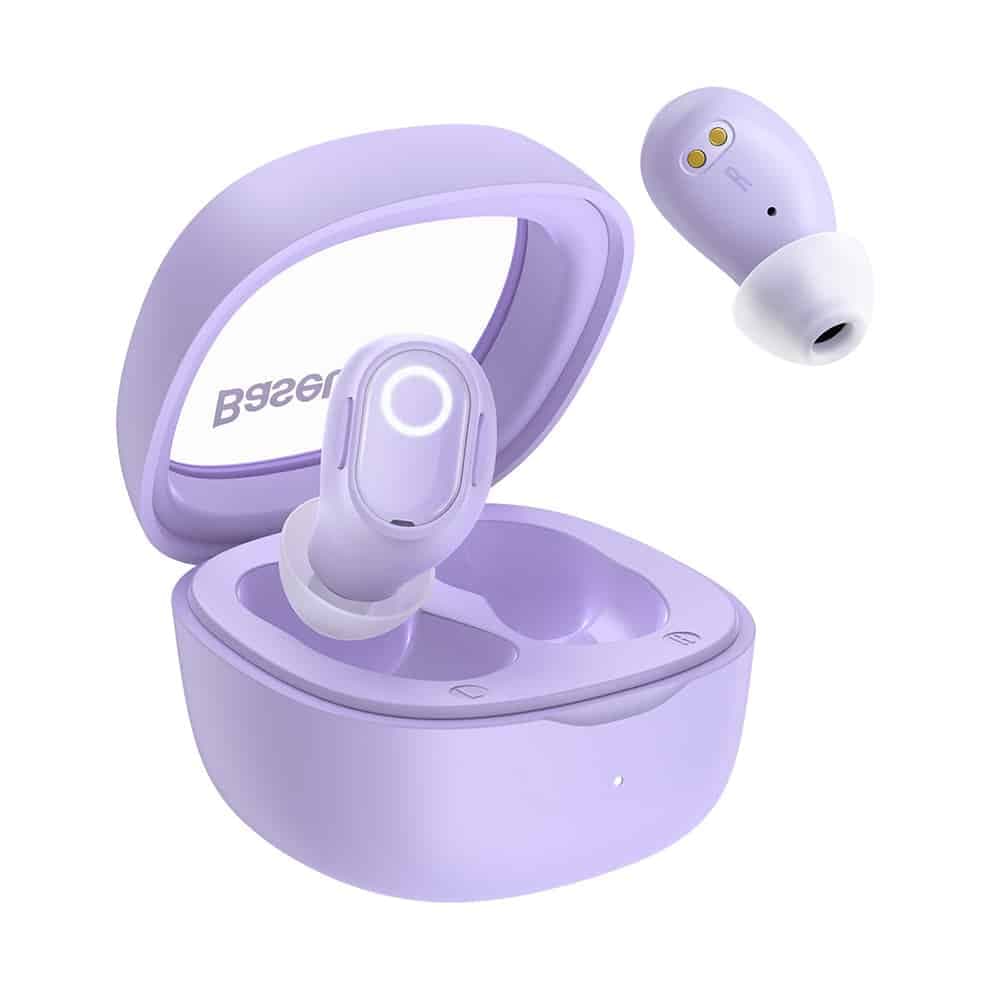 Baseus - Ασύρματα Ακουστικά Bowie WM02 (NGTW180005) - TWS με Bluetooth 5.3 - Μωβ 4