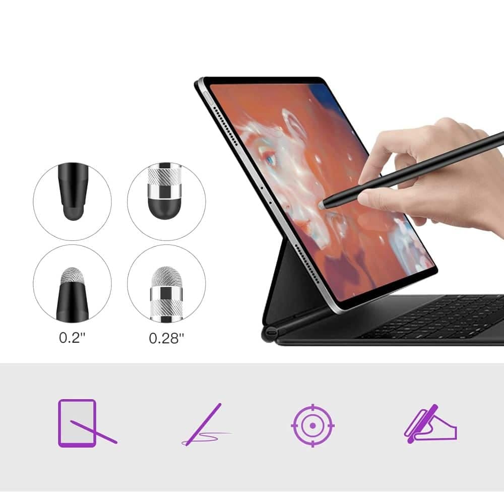 Tech-Protect USP100 4-Tip Touch Stylus Pen βιολετί/ροζ 5