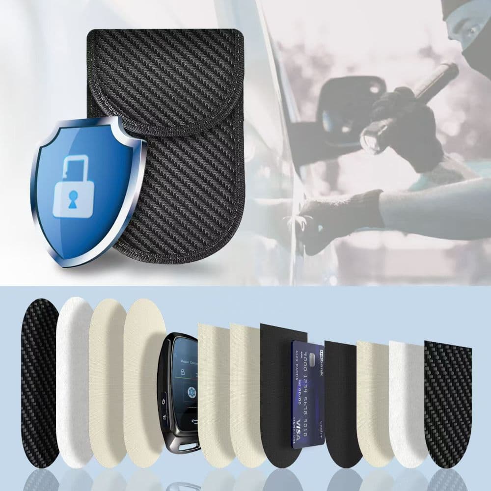 Tech-Protect Faraday KLR100 θήκη Keyless RFID Signal Blocker Carbon 2