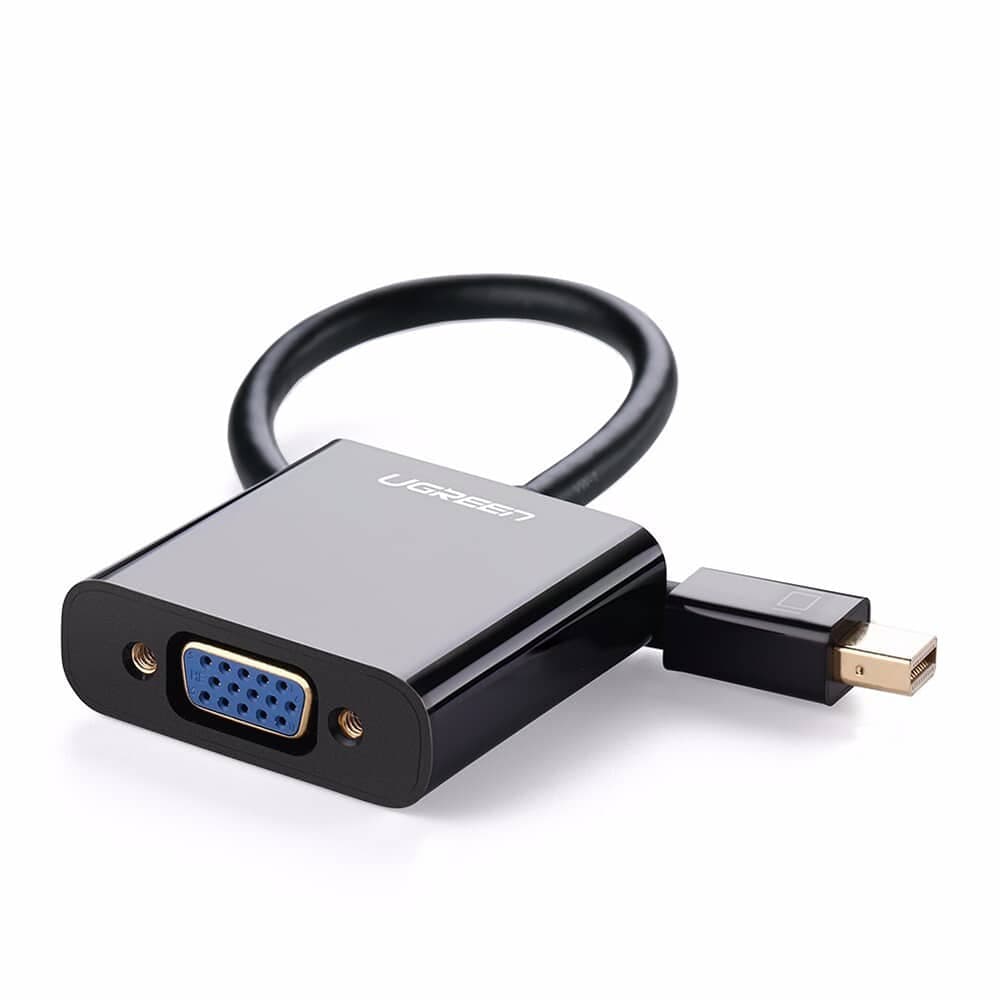 Ugreen Mini DisplayPort σε VGA 1080P μετατροπέας - Μαύρος