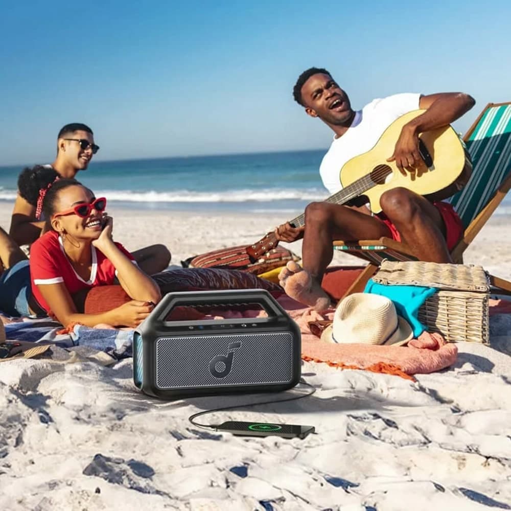 Anker Soundcore Boom 2 (A3138011) - ασπρόμαυρο 7