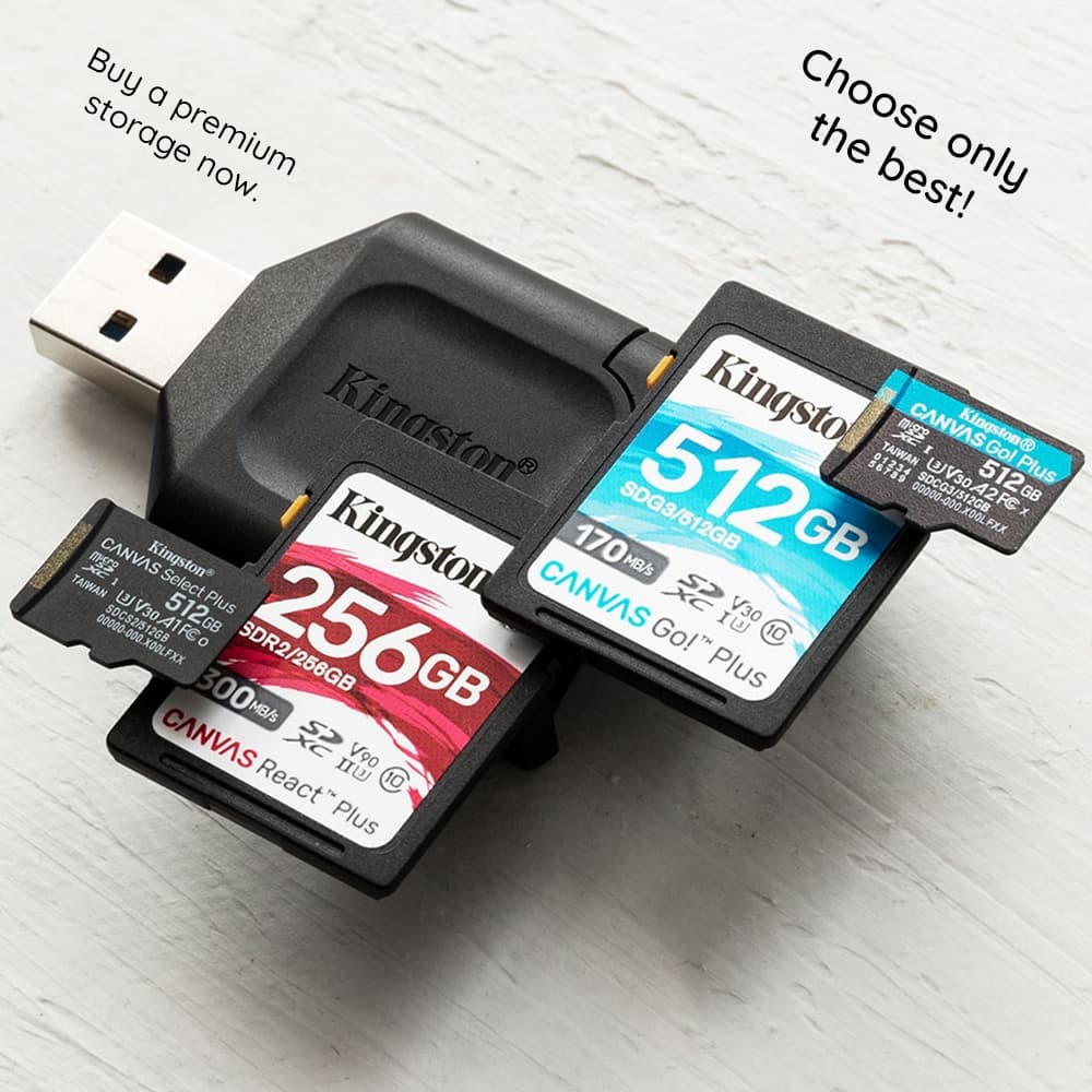 Kingston Memory Card, 128GB - Canvas Select Plus (SDCS2/128GBSP) - Μαύρο 4
