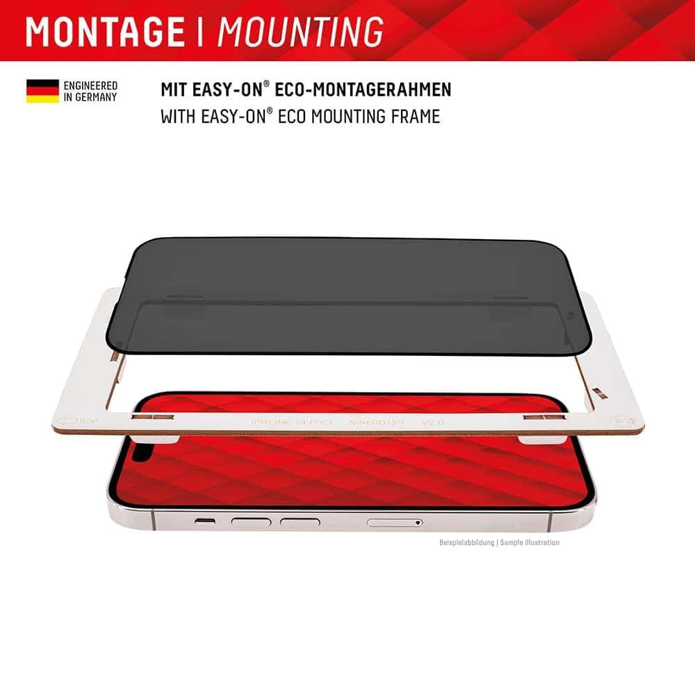 Displex Προστασία Οθόνης για iPhone 16 Plus - Real Glass Privacy Full Cover 4