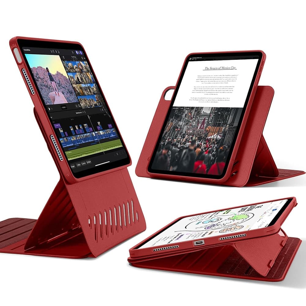 ESR Shift Magnetic θήκη για iPad Air 4 (2020) / Air 5 (2022) / Air 11 (2024) - Κόκκινο
