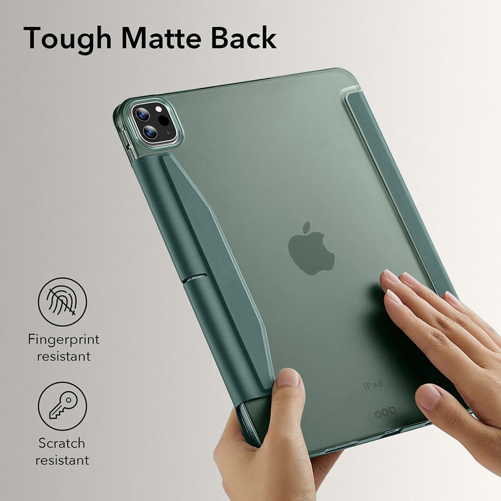 ESR Ascend Trifold θήκη για iPad Pro 13 (2024) - Σκούρο Πράσινο 3