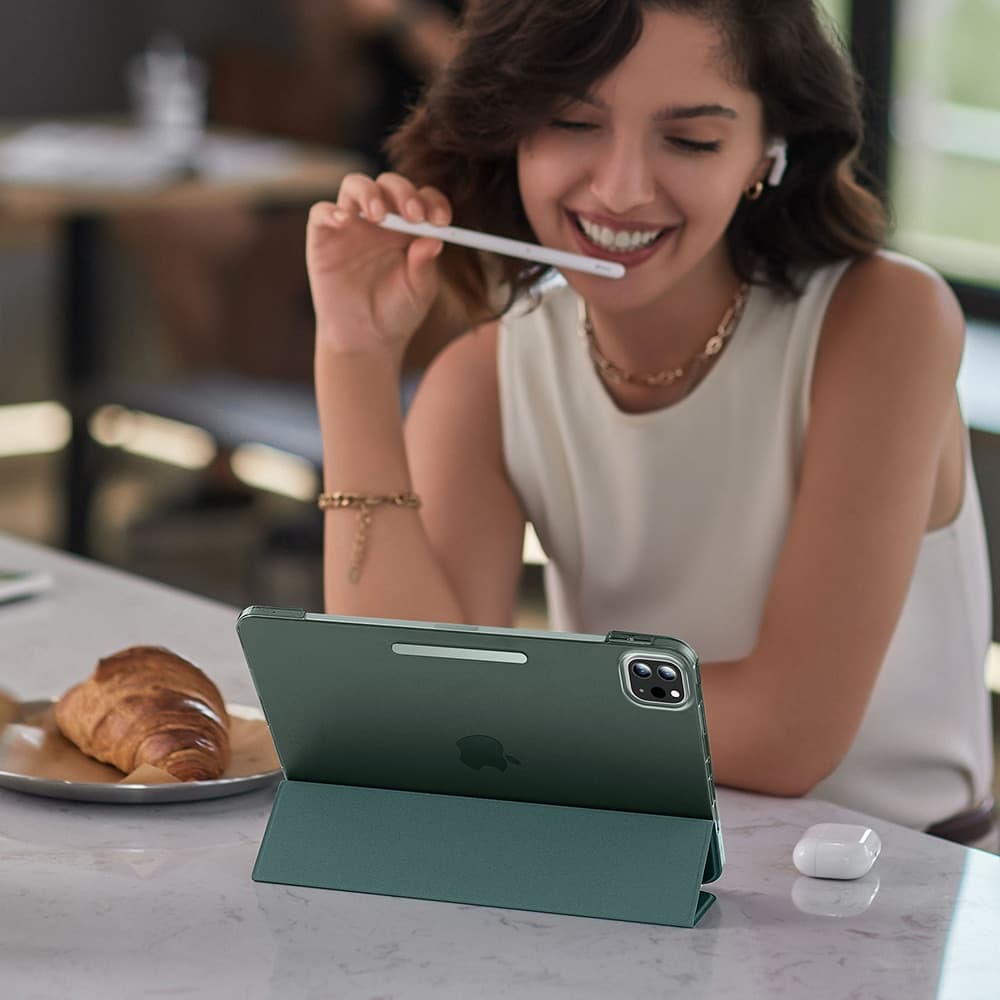 ESR Ascend Trifold θήκη για iPad Pro 13 (2024) - Σκούρο Πράσινο 7