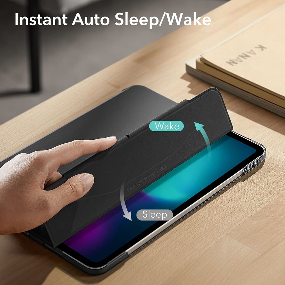 ESR Ascend Trifold θήκη για iPad Pro 13 (2024) - Ματ Μαύρο 6