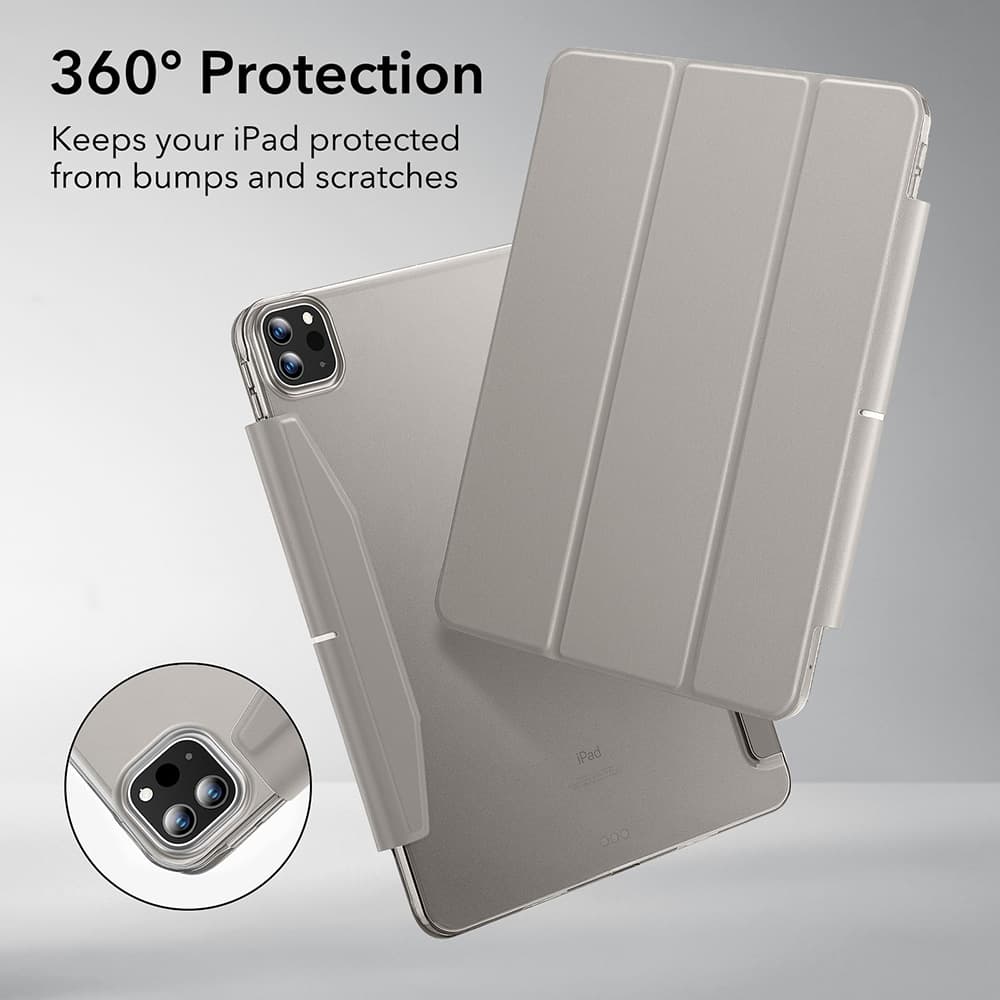 ESR Ascend Trifold θήκη για iPad Pro 13 (2024) - Γκρι 2