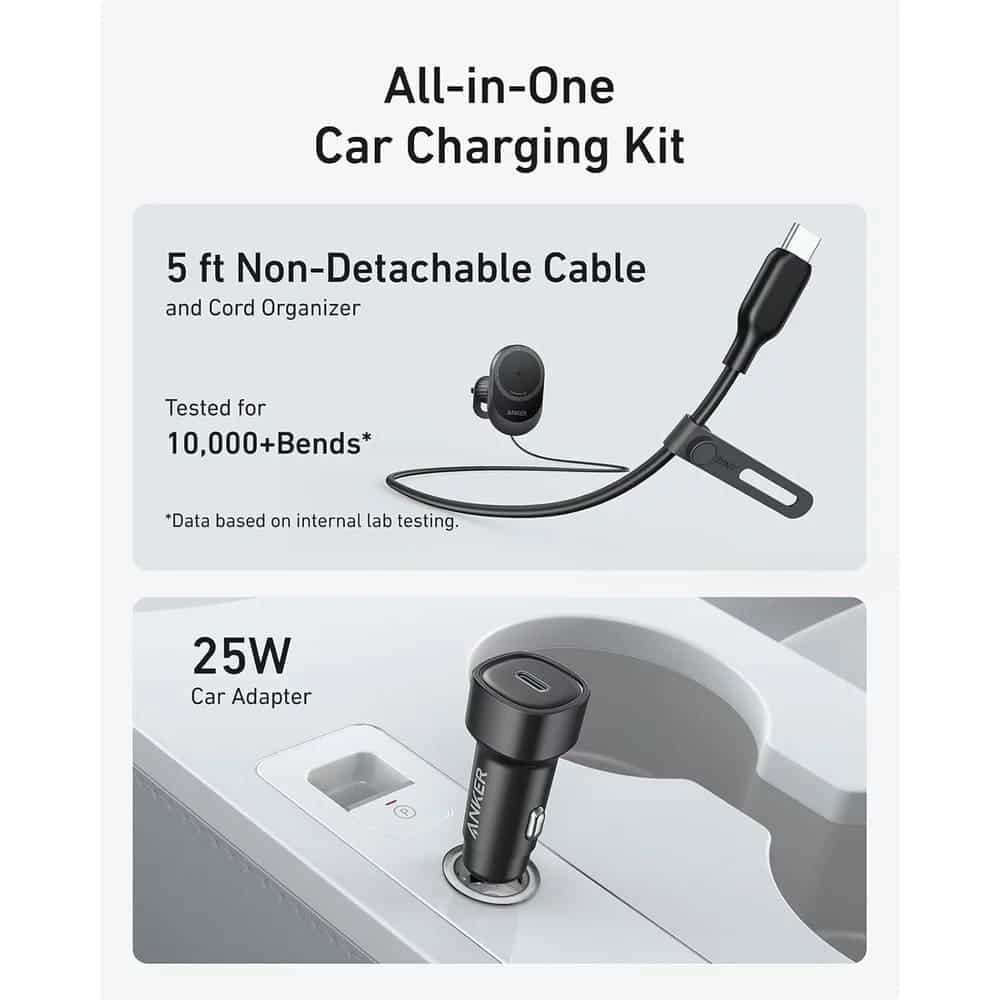 Anker Fan Grill Holder με επαγωγικός φορτιστή, 15W - Μαύρο 6