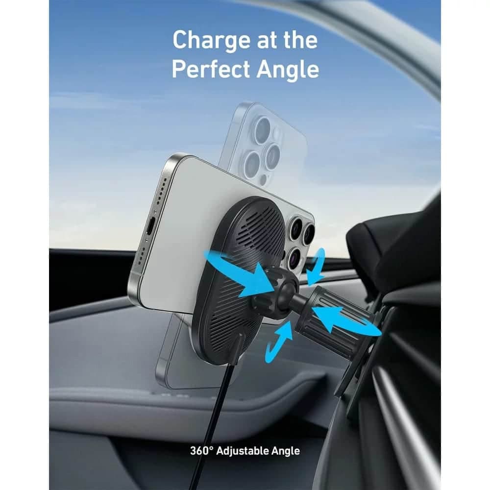Anker Fan Grill Holder με επαγωγικός φορτιστή, 15W - Μαύρο 3
