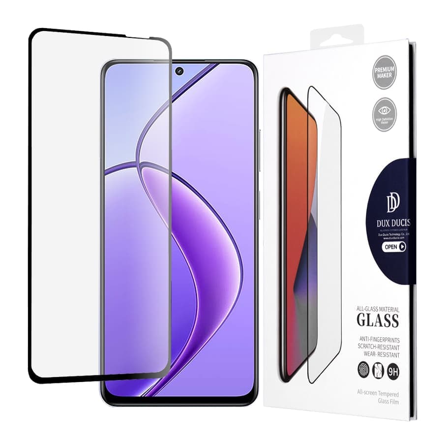 Dux Ducis - Tempered Glass - Realme 12 / 12x - Black