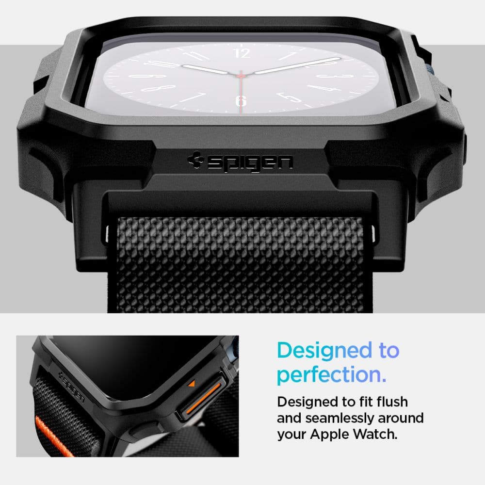 Spigen Lite Fit "Pro" - θήκη για Apple Watch 10 / 11 - Μαύρο 14