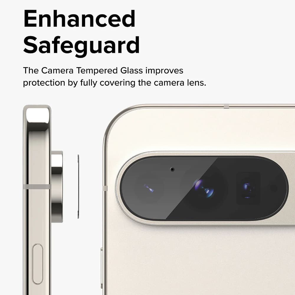 Ringke Camera Cover για Google Pixel 9 Pro - Προστατευτικό γυαλί - Διαφανές 4