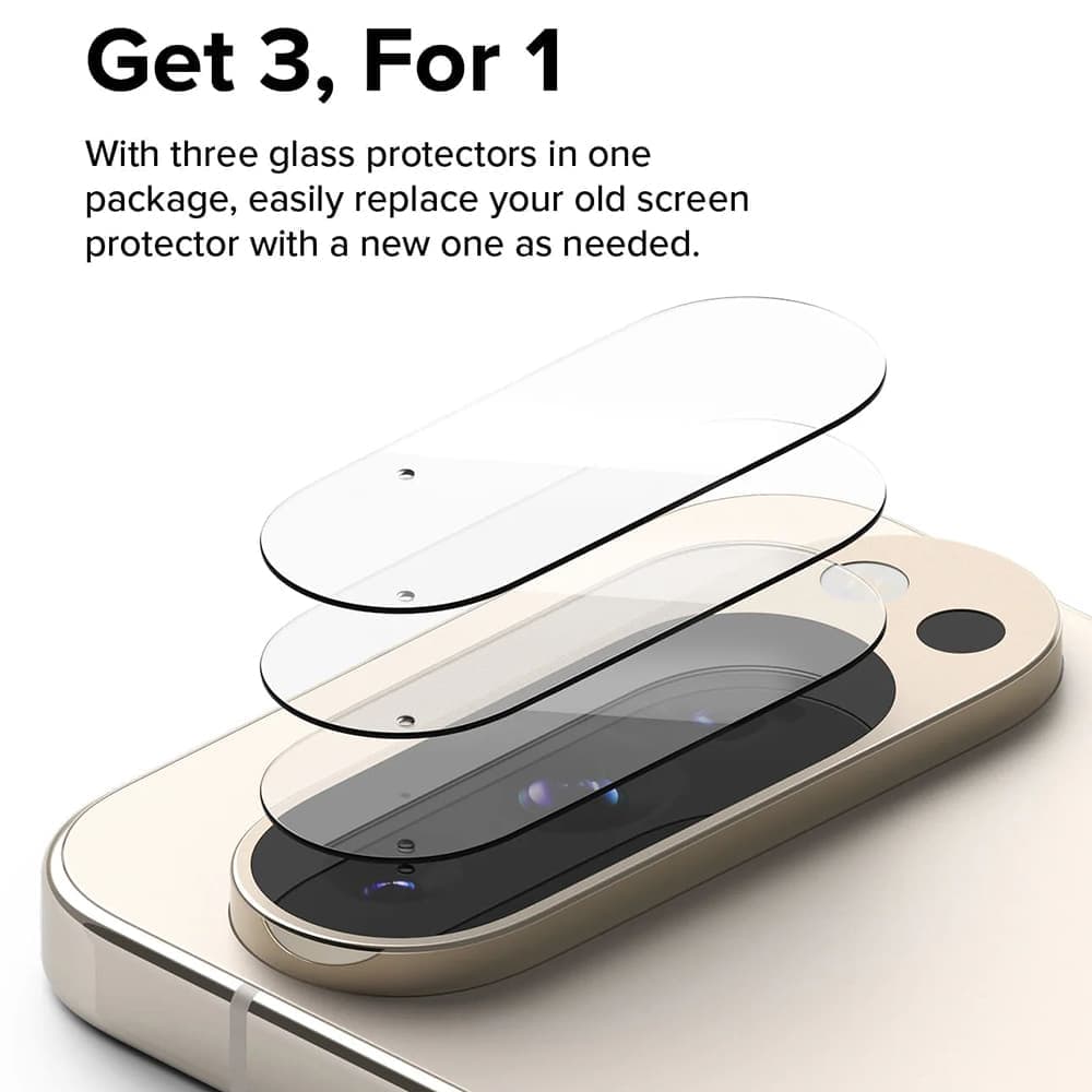 Ringke Camera Cover για Google Pixel 9 Pro - Προστατευτικό γυαλί - Διαφανές 2