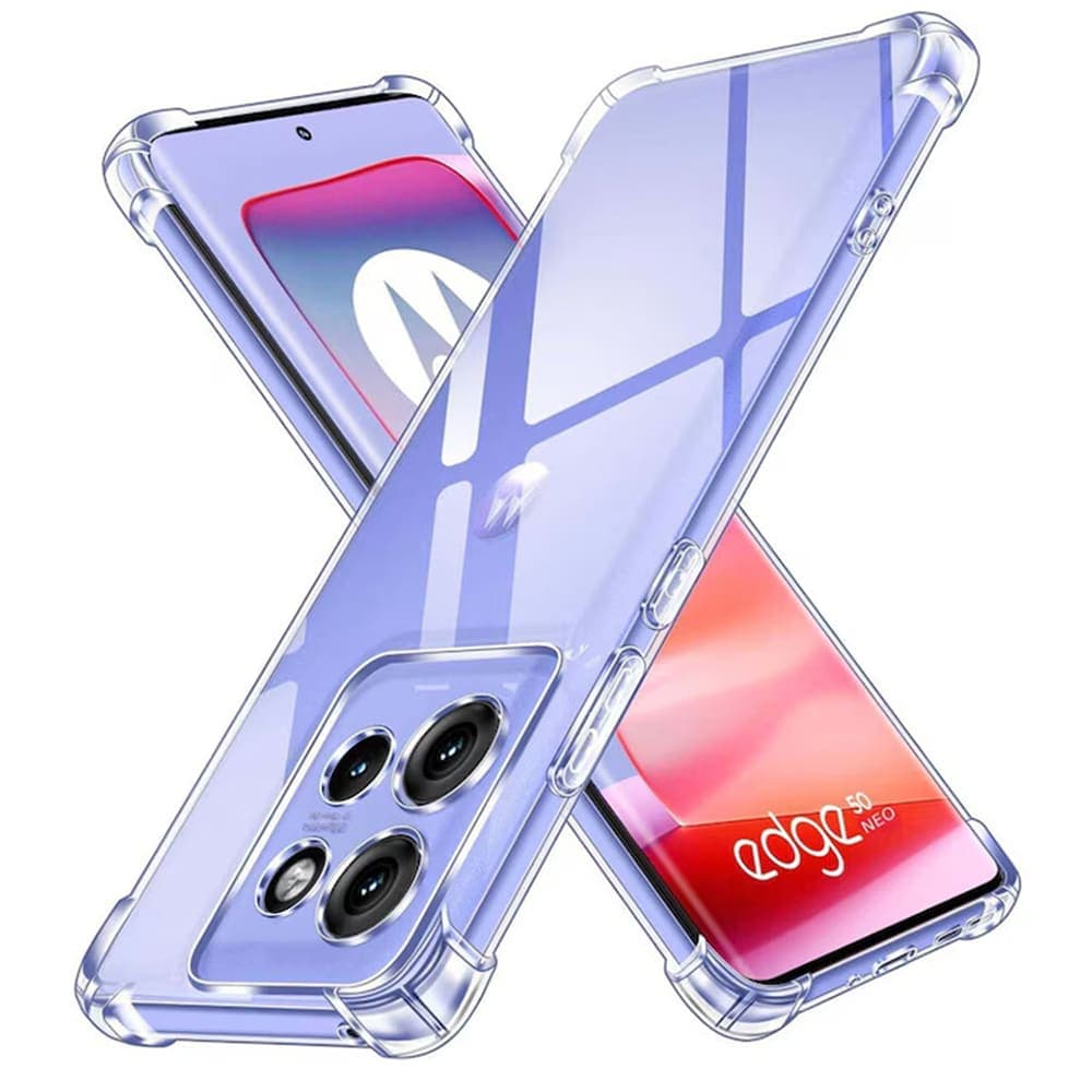 Techsuit Shockproof Clear Silicone - θήκη για Motorola Edge 50 Neo / ThinkPhone 25 - Διάφανο