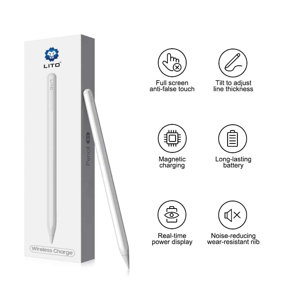 Lito Stylus pen για iPad, Palm Rejection, 90mAh - Λευκό 12