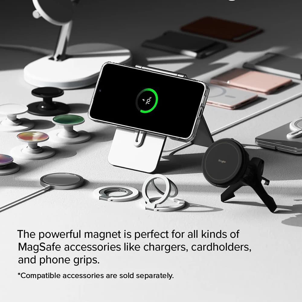 Ringke Silicone Magnetic MagSafe - θήκη για Samsung Galaxy S24 FE - Διάφανο 5