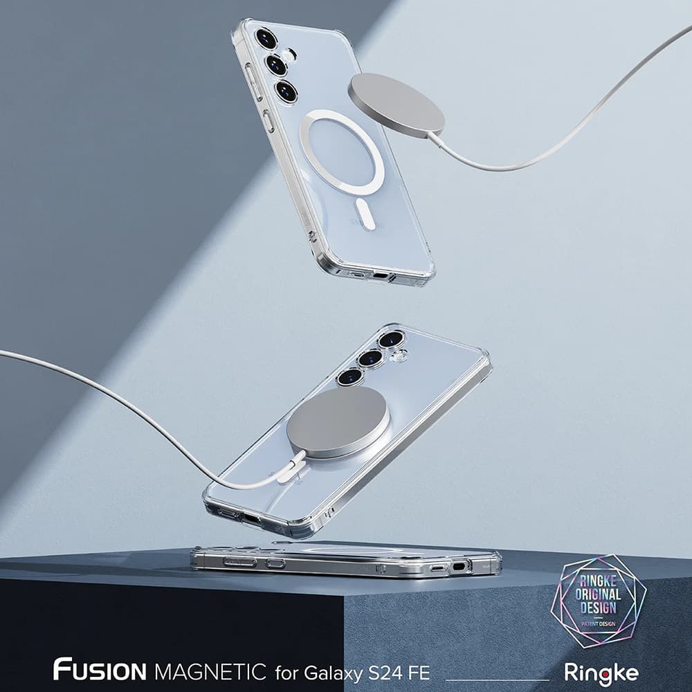 Ringke Silicone Magnetic MagSafe - θήκη για Samsung Galaxy S24 FE - Διάφανο 7