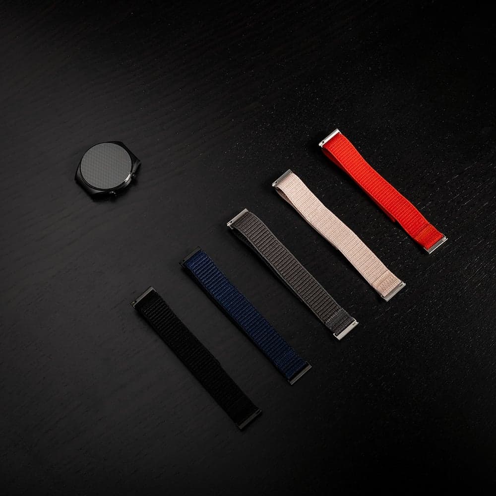 Fixed Nylon Sporty Strap - θήκη για Huawei Xiaomi Watch S1 - Ροζ 3