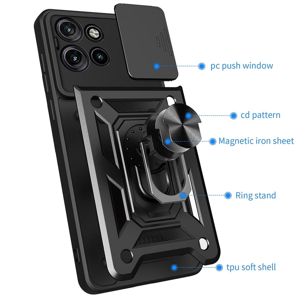 Techsuit CamShield Series - θήκη για Motorola Edge 50 Neo / 60 ThinkPhone 25 - Μαύρο 3