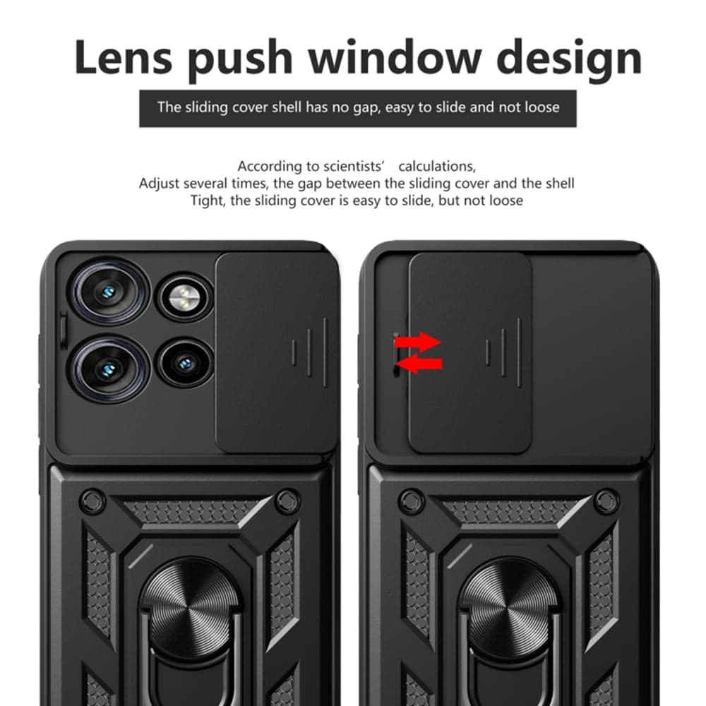 Techsuit CamShield Series - θήκη για Motorola Edge 50 Neo / 60 ThinkPhone 25 - Μαύρο 2